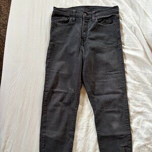 Levis Black Straight Leg Size 29 Jeans